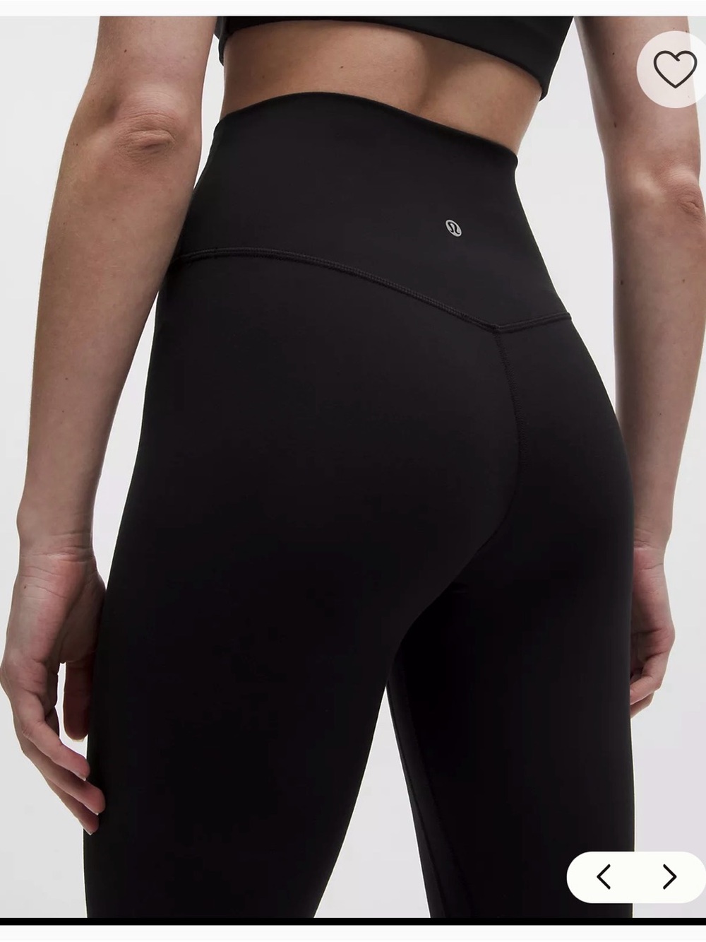lululemon Align Black High-Rise 21” Leggings - Picture 3 of 8